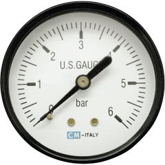 ΜΑΝΟΜΕΤΡΟ ΠΙΕΣΕΩΣ ΠΛΑΤΗΣ    Φ60  1/4"