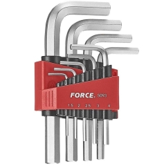 FORCE 5093  ΣΕΤ 9τμχ. ΑΛΛΕΝ Cr-V Περιλαμβάνει:1.5, 2, 2.5, 3, 4, 5, 6, 8, 10mm