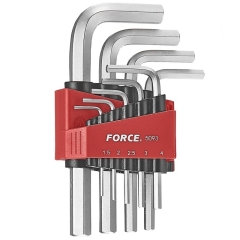 FORCE 5093S  ΣΕΤ 9τμχ. ΑΛΛΕΝ ΙΝΤΖΑΣ 1/16"-3/8" (1/16'', 5/64'', 3/32'', 1/8'', 5/32'', 3/16'', 1/4'', 5/16'', 3/8'')