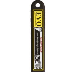 KDS EVO GB 10B BLACK  ΣΕΤ 10τμχ. 18mm ΛΕΠΙΔΕΣ ΦΑΛΤΣΕΤΑΣ ΣΠΑΣΤΕΣ ΜΑΥΡΕΣ