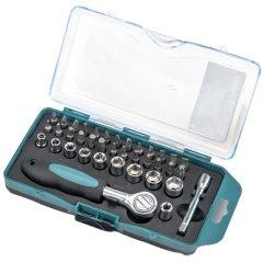 BORMANN BHT1240  ΣΕΤ ΚΑΡΥΔΑΚΙΑ ΚΑΙ ΜΥΤΕΣ ΚΑΣΤΑΝΙΑΣ 1/4'' ΣΕ ΚΑΣΕΤΙΝΑ  38τμχ.