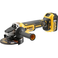 DEWALT DCG405P2  2x5,0Ah 18V BRUSHLESS ΓΩΝΙΑΚΟΣ ΤΡΟΧΟΣ Φ125mm ΣΕ ΚΑΣΕΤΙΝΑ TSTAK