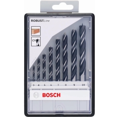 BOSCH 2607010533  ROBUST Line  ΣΕΤ  8τμχ. ΤΡΥΠΑΝΙΩΝ ΞΥΛΟΥ ΑΚΙΔΑΣ (Φ3-5-6-7-8-9-10mm)