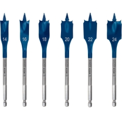 BOSCH EXPERT 2608900332  ΣΕΤ 6τμχ. ΤΡΥΠΑΝΙΑ ΦΤΕΡΟΥ με ΣΤΕΛΕΧΟΣ 1/4'' (Φ14, 16, 18, 20, 22, 24mm)