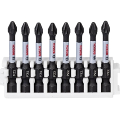 BOSCH PRO 2608522331  Impact Control  ΣΕΤ 8τμχ. PZ2x 50mm ΜΥΤΕΣ POZIDRIV HEX 1/4" σε Pick+Click
