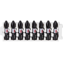 BOSCH PRO 2608522325  Impact Control  ΣΕΤ 8τμχ. PZ2x 25mm ΜΥΤΕΣ POZIDRIV HEX 1/4" σε Pick+Click