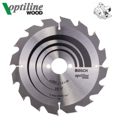 BOSCH OPTILINE WOOD ΠΡΙΟΝΟΔΙΣΚΟΣ Ø190 ΚΟΠΗΣ ΞΥΛΟΥ ΓΙΑ ΔΙΣΚΟΠΡΙΟΝΟ ΧΕΙΡΟΣ
