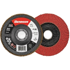 BENMAN MAXPOWER ΔΙΣΚΟΣ ΛΕΙΑΝΣΗΣ ΦΤΕΡΟΥ ΜΕ ΚΟΥΡΜΠΑ Φ125mm