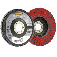 GRINDING PLATINUM  ΔΙΣΚΟΣ ΦΤΕΡΟΥ ΚΕΡΑΜΙΚΟΣ & ΖΙΡΚΟΝΙΟΥ Φ125mm ΜΕ ΚΟΥΡΜΠΑ