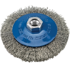 BENMAN 72409  ΣΥΡΜΑΤΟΒΟΥΡΤΣΑ inox Φ115mm ΚΩΝΙΚΗ Γ. ΤΡΟΧΟΥ ΜΕ ΠΑΣΟ M14