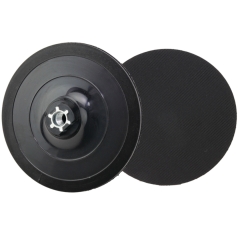 ΠΕΛΜΑ / ΒΑΣΗ VELCRO ΠΛΑΣΤΙΚΗ ΣΚΛΗΡΗ ΓΙΑ ΓΩΝΙΑΚΟ ΤΡΟΧΟ Φ150mm x 3mm ΜΕ ΠΑΣΟ Μ14  BENMAN 37654