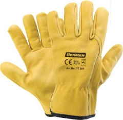 BENMAN 77287  ΓΑΝΤΙΑ ΟΔΗΓΩΝ ΔΕΡΜΑΤΙΝΑ Β.ΤΥΠΟΥ ΑΠΟ Α' ΠΟΙΟΤΗΤΑΣ ΠΡΟΣΩΠΟ ΜΟΣΧΟΥ ΠΑΧΟΥΣ 1,3-1,5mm EN 388:201