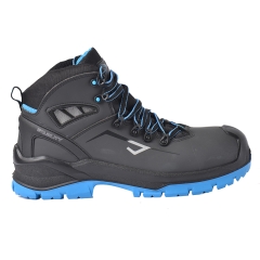 BICAP WHALE S3 ΜΠΟΤΑΚΙ ΜΕ ΑΣΦΑΛΕΙΑ S3 ΔΕΡΜΑΤΙΝΟ ΑΔΙΑΒΡΟΧΟ ΜΠΛΕ / ΜΑΥΡΟ