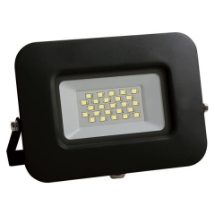 ΠΡΟΒΟΛΕΑΣ LED  20W SMD ΜΕ ΒΑΣΗ 360° ΜΑΥΡΟΣ 6500K PLUS