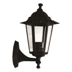 ΦΩΤΙΣΤΙΚΟ - ΑΠΛΙΚΑ ΑΛΟΥΜΙΝΙΟΥ ΤΟΙΧΟΥ ΕΞΑΓΩΝΟ ΠΡΟΣ ΤΑ ΠΑΤΩ ΧΡΩΜΑ ΜΑΥΡΟ