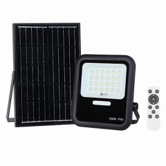 ΠΡΟΒΟΛΕΑΣ ΜΕ ΗΛΙΑΚΟ PANEL & ΤΗΛΕΧΕΙΡΙΣΤΗΡΙΟ 100W 800LM IP65 ΜΑΥΡΟΣ  EUROLAMP 147-69571