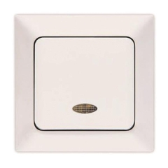 ΔΙΑΚΟΠΤΗΣ ΗΛΕΚΤΡΟΛΟΓΙΚΟΣ ΛΕΥΚΟΣ ΜΟΝΟΣ ΜΕ ΛΥΧΝΙΑ