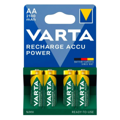 VARTA 4τμχ. 2100mAh AA NiMH 1,2Volt  ΕΠΑΝΑΦΟΡΤΙΟΜΕΝΕΣ ΜΠΑΤΑΡΙΕΣ