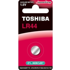 ΜΠΑΤΑΡΙΑ ALKALINE 1,5V LR44  TOSHIBA LR44