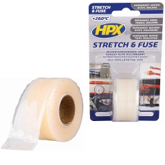 ΜΟΝΩΤΙΚΗ ΤΑΙΝΙΑ ΕΠΙΣΚΕΥΩΝ ΚΑΙ ΕΠΙΔΙΟΡΘΩΣΗΣ 25mmx3,00m ΑΥΤΟΒΟΥΛΚΑΝΙΖΟΜΕΝΗ ΔΙΑΦΑΝΗ     HPX STRETCH AND FUSE