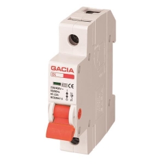 GACIA DL 1x40A  40A  ΡΑΓΟΔΙΑΚΟΠΤΗΣ ΔΙΑΚΟΠΤΗΣ ΡΑΓΑΣ EUROLAMP 500-43601