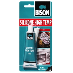 BISON SILICONE HIGH TEMP  300°C  60ml  ΦΛΑΤΖΟΚΟΛΛΑ ΥΨΗΛΗΣ ΘΕΡΜΟΚΡΑΣΙΑΣ