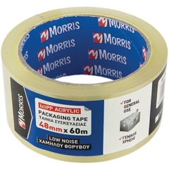 ΤΑΙΝΙΑ ΣΥΣΚΕΥΑΣΙΑΣ 60m ΔΙΑΦΑΝΗ ΧΑΜΗΛΟΥ ΘΟΡΥΒΟΥ MORRIS