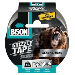 GRIZZLY TAPE 10m x 50mm ΑΣΗΜΙ ΥΦΑΣΜΑΤΙΝΗ ΤΑΙΝΙΑ ΕΠΙΣΚΕΥΗΣ EXTRA ΔΥΝΑΤΗ BISON 6312497