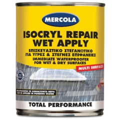 MERCOLA ISOCRYL REPAIR WET APPLY ΕΠΙΣΚΕΥΑΣΤΙΚΟ ΣΤΕΓΑΝΩΤΙΚΟ & ΜΟΝΩΤΙΚΟ ΙΝΟΠΛΙΣΜΕΝΟ 750ml ΛΕΥΚΟ