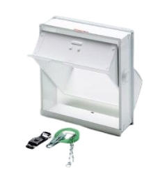 ΠΛΑΙΣΙΟ ΜΕΤΑΛΛΙΚΟ - ΑΝΟΙΓΟΜΕΝΟ ΠΑΡΑΘΥΡΟ γιά ΥΑΛΟΤΟΥΒΛΑ γιά 1τμχ. ΥΑΛΟΤΟΥΒΛΟ 190x190x 80mm ΓΕΡΜΑΝΙΑΣ RUG