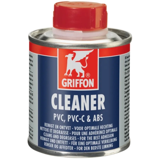 GRIFFON CLEANER PVS PVC/C ABS  ΚΑΘΑΡΙΣΤΙΚΟ ΣΩΛΗΝΩΝ PVC PVC/C ABS 250ml