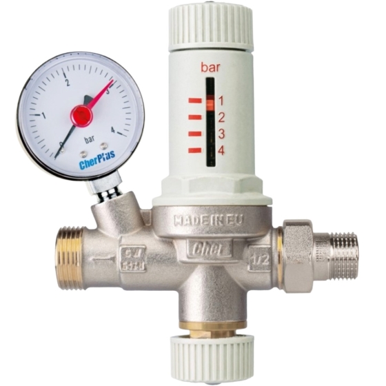 ΑΥΤΟΜΑΤΟΣ ΠΛΗΡΩTΗΣ ΜΕ ΡΥΘΜΙΣΗ 1/2'' και μανομετρο Cher