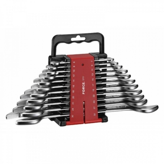 FORCE 5111  ΣΕΤ 11τμχ. 6-32mm  ΓΕΡΜΑΝΙΚΑ ΚΛΕΙΔΙΑ Cr-v ΣΕ ΠΛΑΣΤΙΚΗ ΘΗΚΗ
