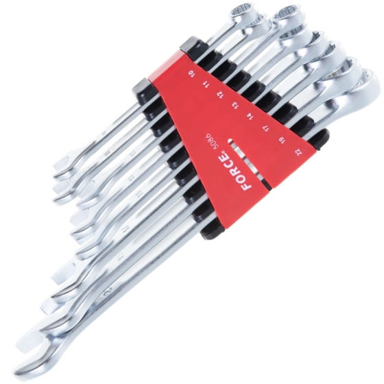 FORCE 5086 ΣΕΤ 8τμχ. ΓΕΡΜΑΝΟΠΟΛΥΓΩΝΑ 10-22mm ΣΕ ΠΛΑΣΤΙΚΗ ΘΗΚΗ