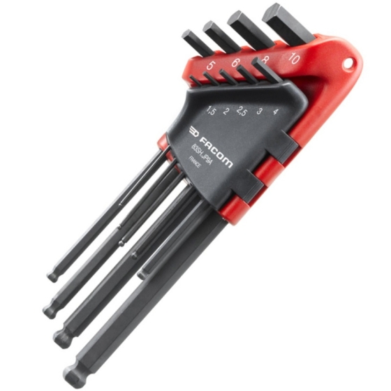 FACOM 83SH.JP9APF  ΣΕΤ 9τμχ. ΑΛΛΕΝ ΜΠΙΛΙΑΣ ΜΑΚΡΥΑ ΣΕ ΘΗΚΗ