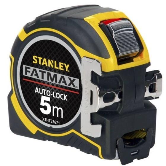 STANLEY XTHT0-33671  5m x32mm  ΜΕΤΡΟΤΑΙΝΙΑ AUTO LOCK με ΜΑΓΝΗΤΗ ΚΑΙ ΑΝΤΙΟΛΙΣΘΗΤΙΚΗ ΕΡΓΟΝΟΜΙΚΗ ΛΑΒΗ
