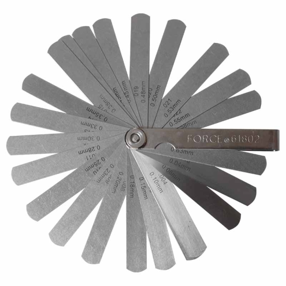 FORCE 61802  26τμχ. ΛΑΜΕΣ ΦΙΛΕΡ 0,04-0,63mm