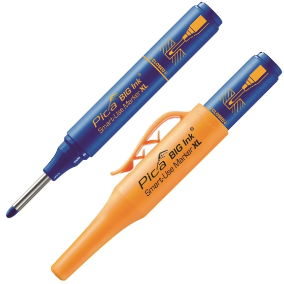 PICA BIG INK XL 170/41  ΜΑΡΚΑΔΟΡΟΣ ΜΕ ΜΕΤΑΛΛΙΚΗ ΜΑΚΡΙΑ ΜΥΤΗ ΣΕ ΘΗΚΗ ΜΠΛΕ ΧΡΩΜΑ