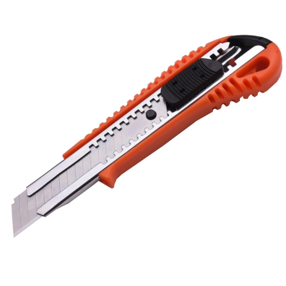 ΜΑΧΑΙΡΙ - ΚΟΦΤΗΣ ΜΕ ΣΠΑΣΤΗ ΛΕΠΙΔΑ 18mm     HARDEN 570306