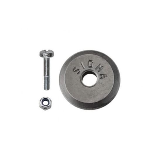 SIGMA 014A  ΑΝΤΑΛΛΑΚΤΙΚΟ ΚΟΦΤΗ ΠΛΑΚΙΔΙΩΝ ΡΟΔΑΚΙ+ΒΙΔΑΚΙ Φ12x3mm