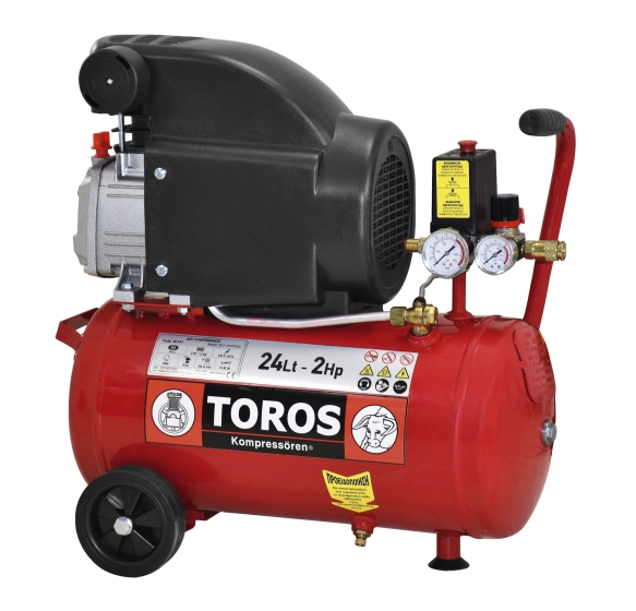 ΑΕΡΟΣΥΜΠΙΕΣΤΗΣ  2.0HP  24Lit ΛΑΔΙΟΥ     TOROS 40141