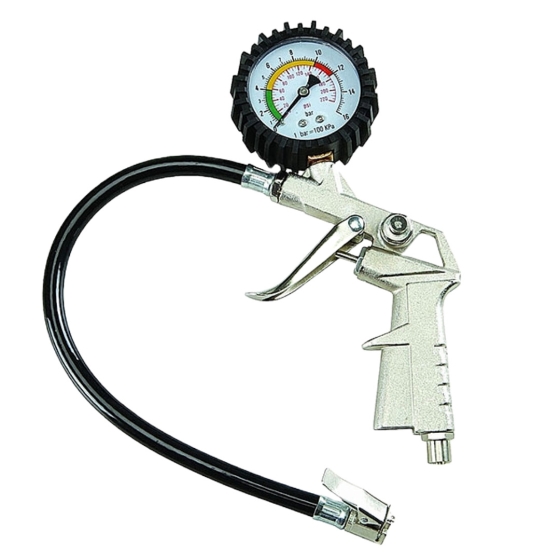 ΑΕΡΟΜΕΤΡΟ / ΠΙΣΤΟΛΙ ΓΙΑ ΛΑΣΤΙΧΑ ΜΕΓΙΣΤΗΣ ΠΙΕΣΗΣ 12Bar ΜΕ ΜΑΝΟΜΕΤΡΟ