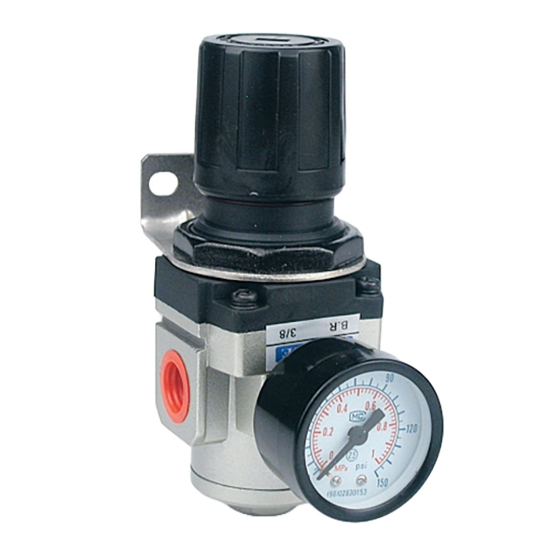 ΡΥΘΜΙΣΤΗΣ ΠΙΕΣΗΣ ΑΕΡΑ 3/8" ΜΕ ΜΑΝΟΜΕΤΡΟ  BULLE 41921