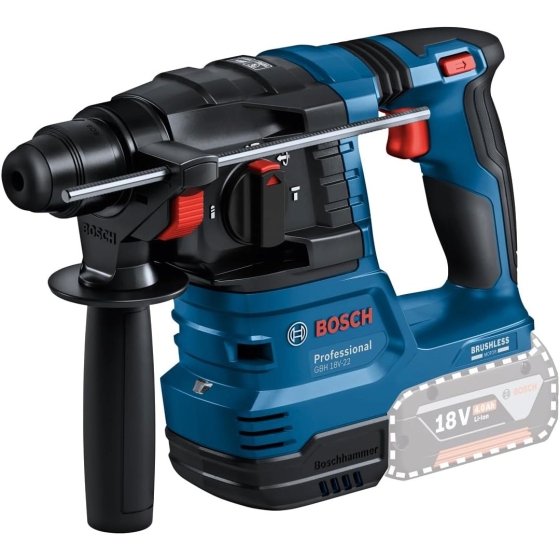 BOSCH 0611924001  GBH 18V-22  ΠΕΡΙΣΤΡΟΦΙΚΟ ΠΙΣΤΟΛΕΤΟ 18V BRUSHLESS 1,9J COMPACT Solo ΣΕ ΚΑΣΕΤΙΝΑ L-Boxx BOSCH GBH 18V-22 0611924001