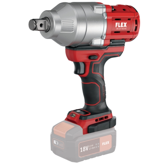 ΜΠΟΥΛΟΝΟΚΛΕΙΔΟ 18V BRUSHLESS solo 3/4'' 1060Nm ΜΕ ΡΥΘΜΙΣΗ ΣΤΡΟΦΩΝ  FLEX IW 3/4'' 18.0 EC