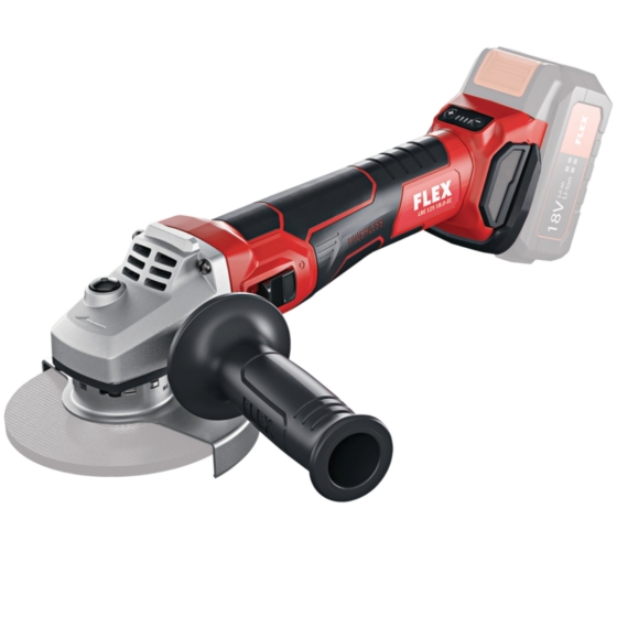 FLEX LBE 125 18.0 EC 499285  ΓΩΝΙΑΚΟΣ ΤΡΟΧΟΣ 18V BRUSHLESS Φ125mm solo ΜΕ ΡΥΘΜΙΖΟΜΕΝΕΣ ΣΤΡΟΦΕΣ