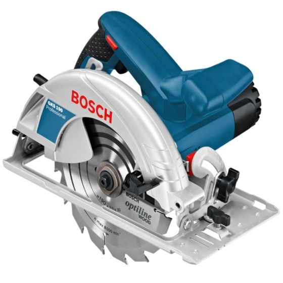 BOSCH GKS 190 0601623000 ΔΙΣΚΟΠΡΙΟΝΟ ΧΕΙΡΟΣ Φ190/184/30mm 1400W 70mm/90° - 50mm/45°