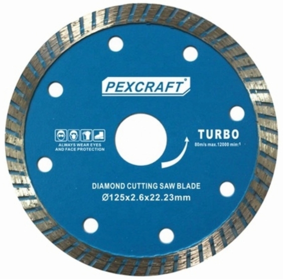 ΔΙΑΜΑΝΤΟΔΙΣΚΟΣ ΜΕΤΑΛΛΙΚΟΣ ΠΛΑΚΙΔΙΩΝ PEXCRAFT TURBO