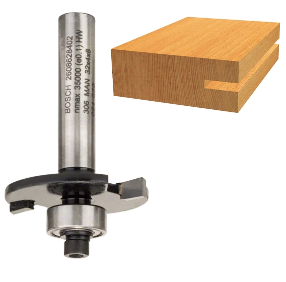 BOSCH ΦΡΕΖΑ ΔΙΣΚΟΕΙΔΗΣ ΑΥΛΑΚΩΣΕΩΝ ΓΙΑ ΡΟΥΤΕΡ ΜΕ ΣΤΕΛΕΧΟΣ 8mm