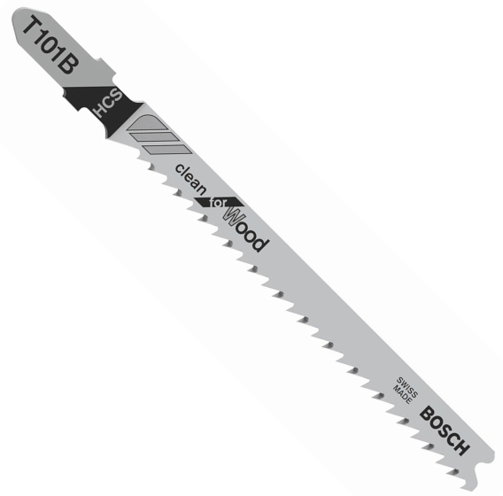 BOSCH 2608630030 T101B HCS  ΣΕΤ 5τμχ. ΠΡΙΟΝΟΛΑΜΕΣ 100mm/ 74mm ΚΑΘΑΡΗΣ ΚΟΠΗΣ ΞΥΛΟΥ (3-30mm), & ΠΛΑΣΤΙΚΩΝ (<30mm) BOSCH T101B HCS 2 608 630 030